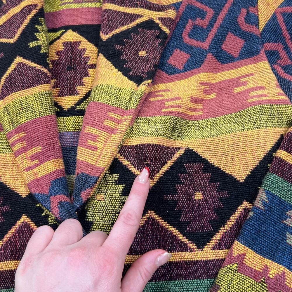 Women's Aztec Print Button Front Collared Western… - image 5